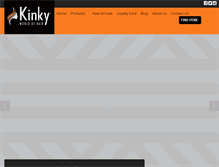 Tablet Screenshot of kinkyhair.co.za